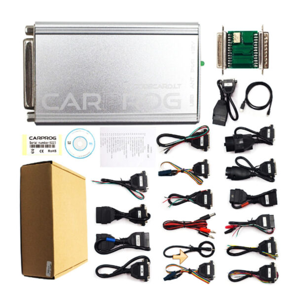 Latest Version Carprog V10.93 Full Set with All 21 Item Adapter ECU Programmer Tool